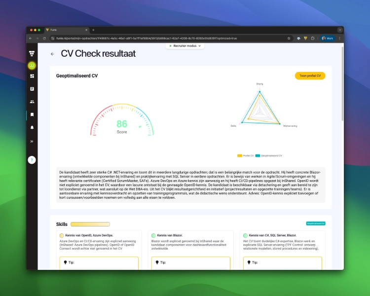 Concrete verbeterpunten
